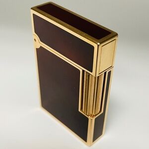 S.T. Dupont Paris Natural Lacquer Gold Plated Lighter